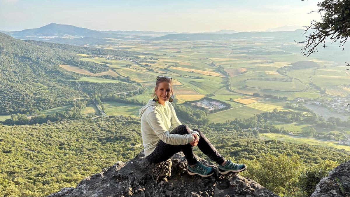 Lorea encuentra en las salidas al monte con familiares y amigos un espacio de desconexión y recarga de energía.