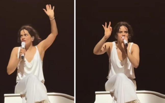 Rosalía detiene su concierto tras saber que un científico ha puesto su nombre a una proteína.