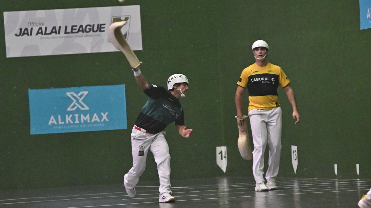 Johan y Atain, semifinalistas del Bilbao Iron Cup al ganar a Astelarra-Lekerika.
