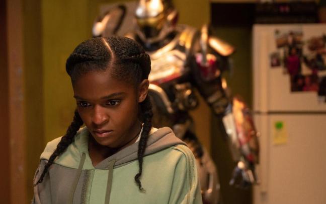 Dominique Thorne, en su papel de Riri Williams de la serie ‘Ironheart’.