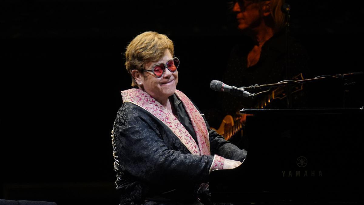 Elton John durante un concierto el pasado julio.