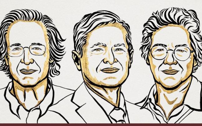 Los galardonados con el Nobel de Física. Los galardonados con el Nobel de Física.