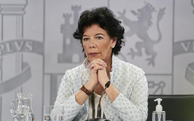 La exministra de Educación, Isabel Celaá. La exministra de Educación, Isabel Celaá.