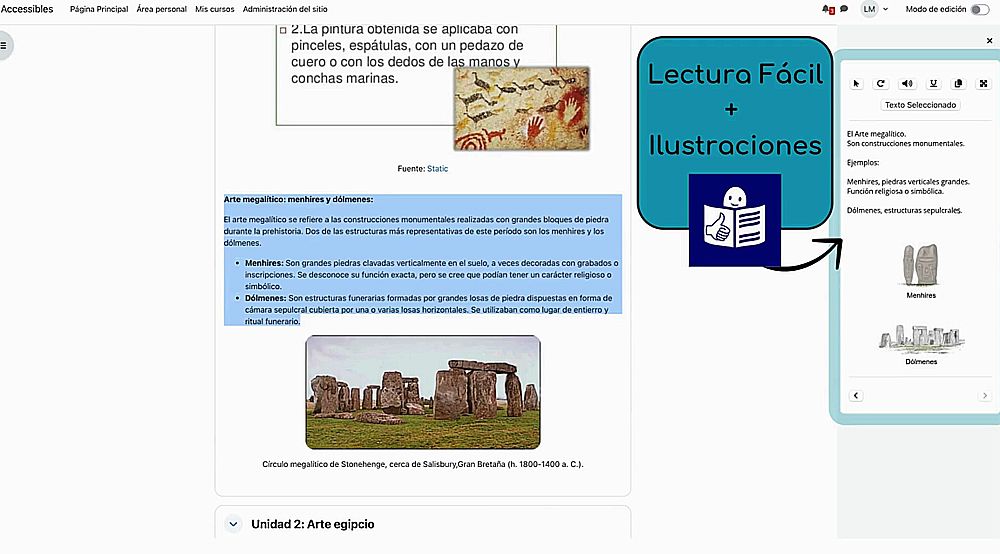 Aspecto del asistente Melvin.