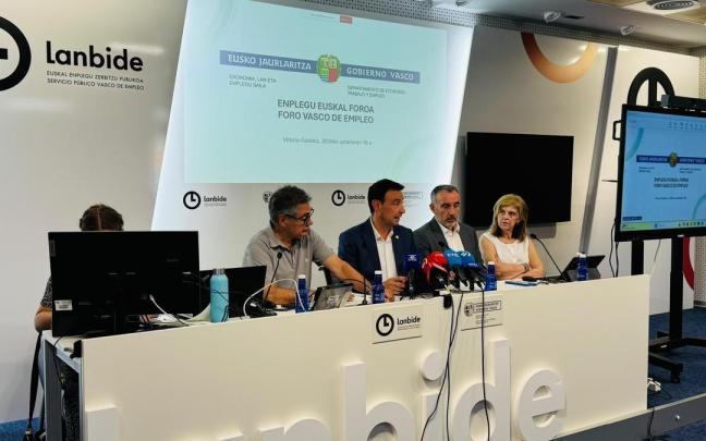 La primera reunión del 'Foro Vasco de Empleo' ha tenido lugar hoy en Gasteiz