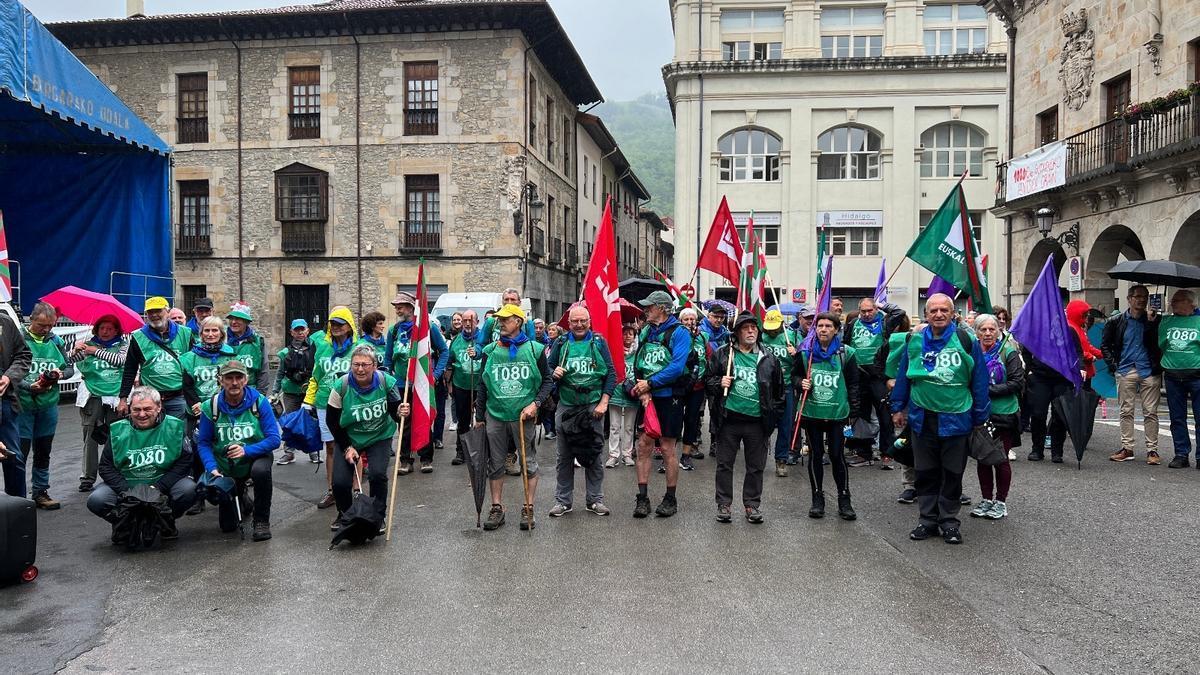 Manifestación del Movimiento de Pensionistas de Euskal Herria, en una imagen de archivo.