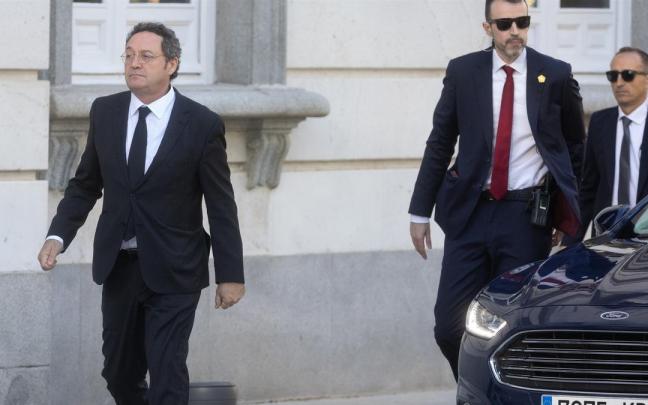 El fiscal general del Estado, Álvaro García Ortiz, a su llegada al Tribunal Supremo.