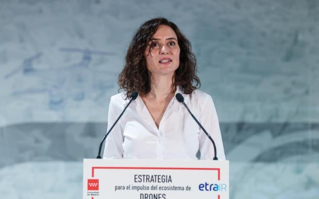 La presidenta de la Comunidad de Madrid, Isabel Díaz Ayuso.