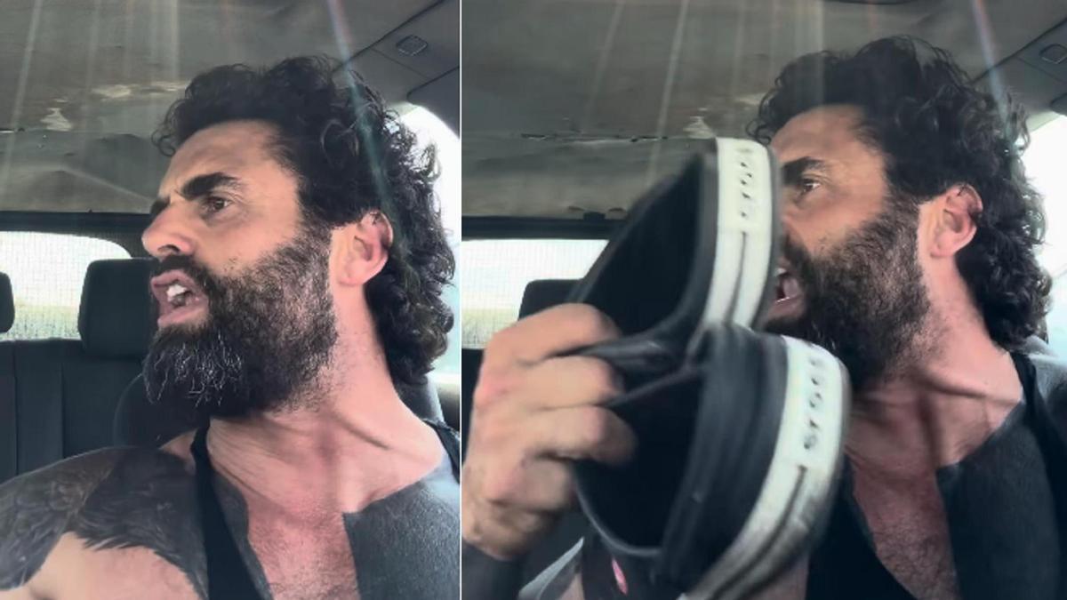 "¿Tú crees que es hora de pasear al perro a 40 grados?", reprochó al dueño del perro.