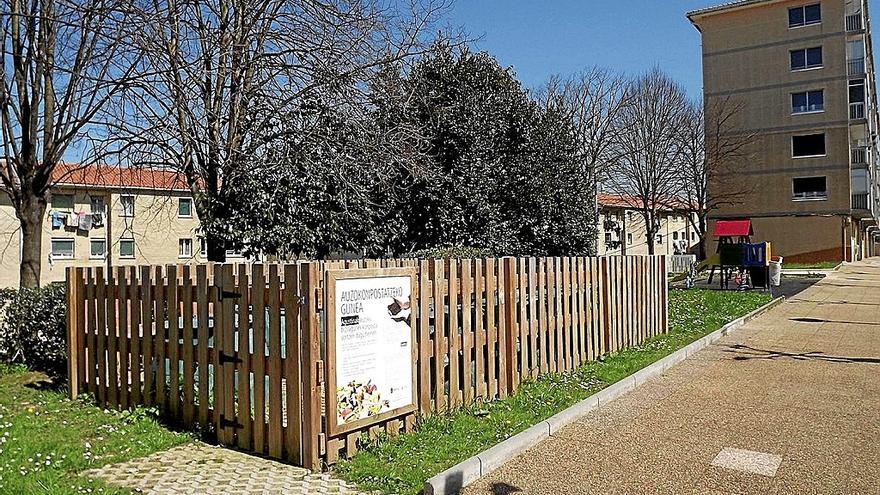 Zona de compostaje comunitario del barrio de Agustinas.