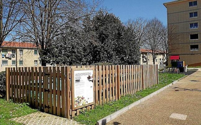 Zona de compostaje comunitario del barrio de Agustinas.