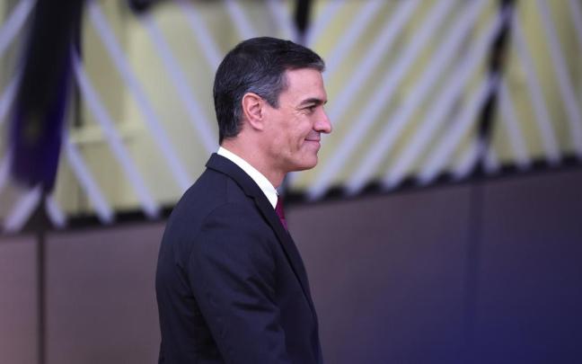 Pedro Sánchez, camino del Consejo Europeo celebrado en Bruselas