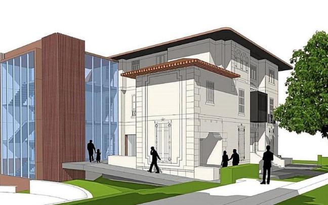 Infografía del proyecto del edificio Ikust Alaia, que albergará el museo de la ciudad. | FOTO: AYUNTAMIENTO DE IRUN