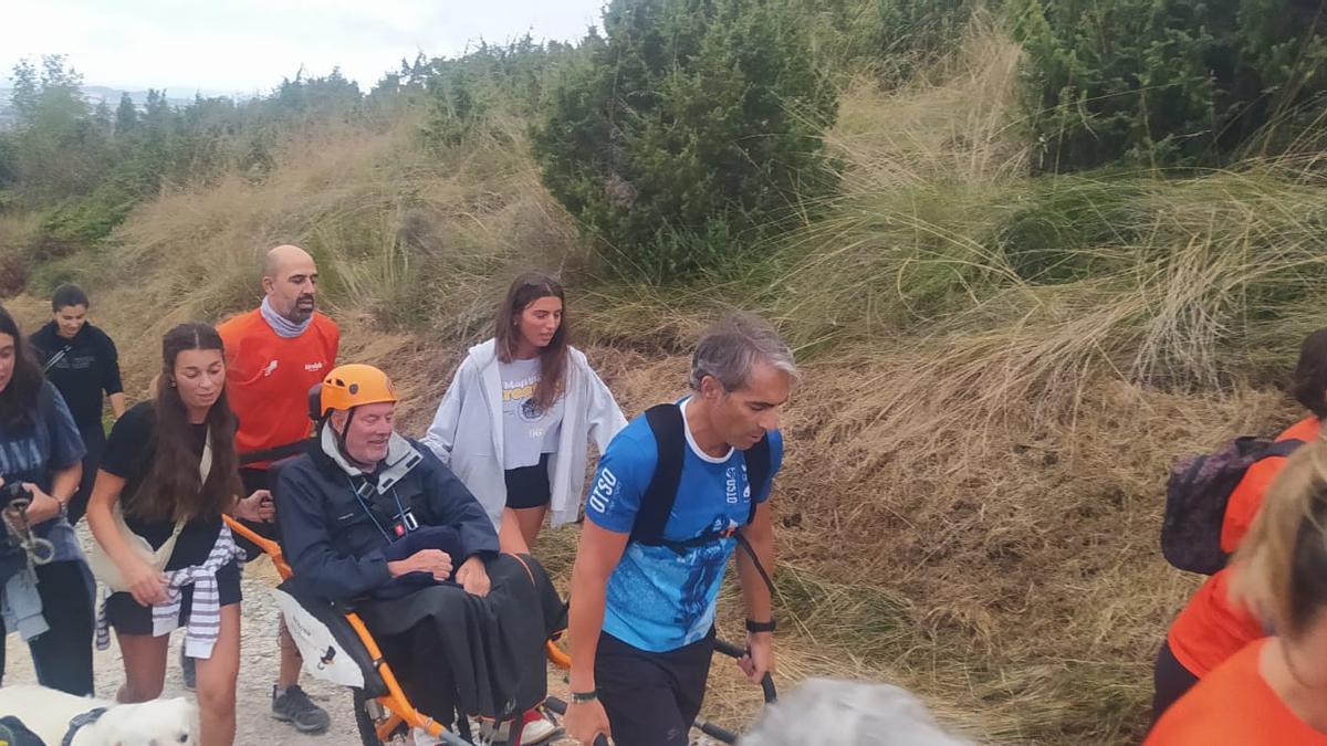 En imágenes: Reto en Olarizu con Montes Solidarios