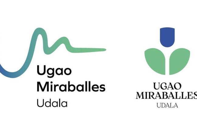las dos propuestas gráficas diseñadas para la nueva imagen institucional de Ugao