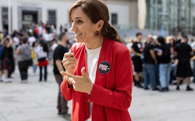 La ministra de Sanidad, Mónica García
