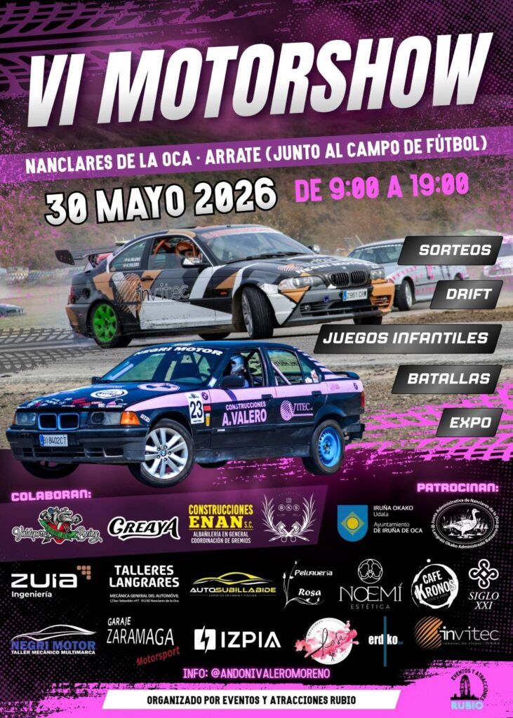 Cartel de VI Motorshow de Nanclares