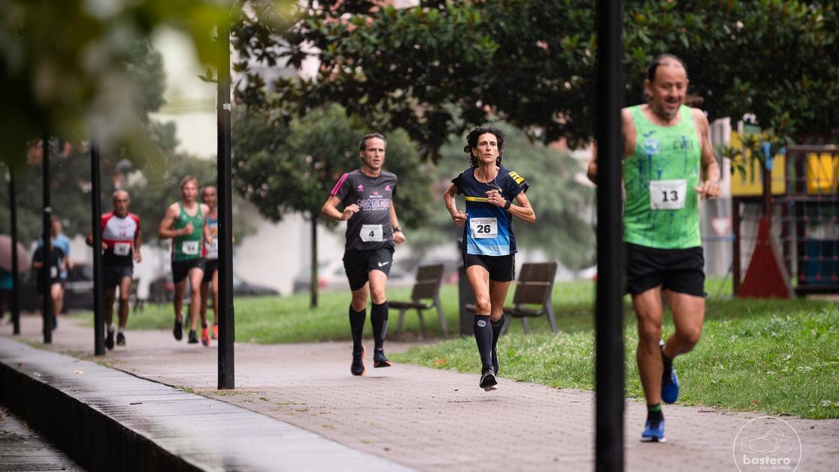 Una prueba deportiva en Andoain