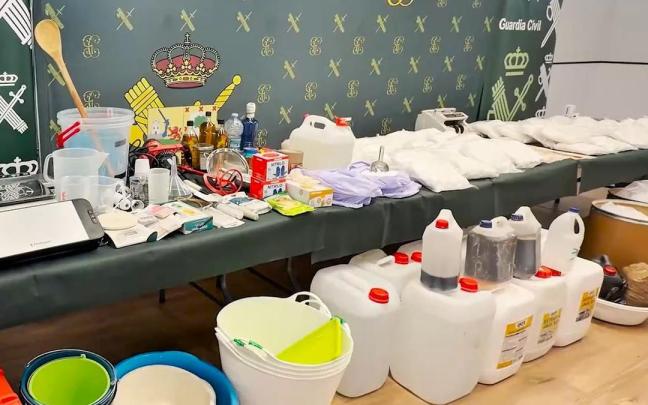 Desarticulado en Barakaldo un laboratorio clandestino capaz de producir hasta 200 kilos de speed a la semana GC