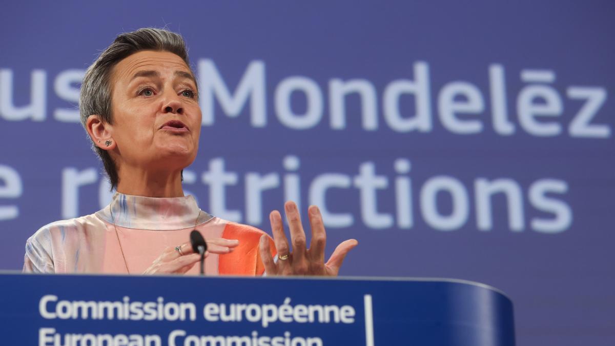 La vicepresidenta del Ejecutivo comunitario responsable de Competencia, Margrethe Vestager.