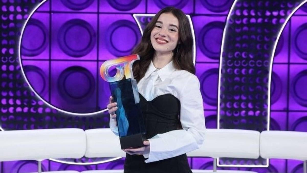 Cristina Lora ganadora de Operación Triunfo 2025