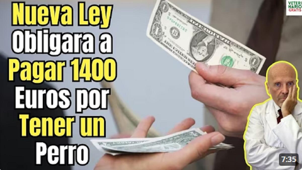 Uno de los vídeos que afirman que llega el impuesto.
