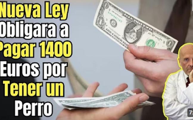 Uno de los vídeos que afirman que llega el impuesto. / YouTube Uno de los vídeos que afirman que llega el impuesto.