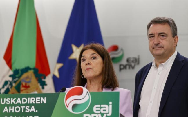 Aitor Esteban e Izaskun Bilbao.