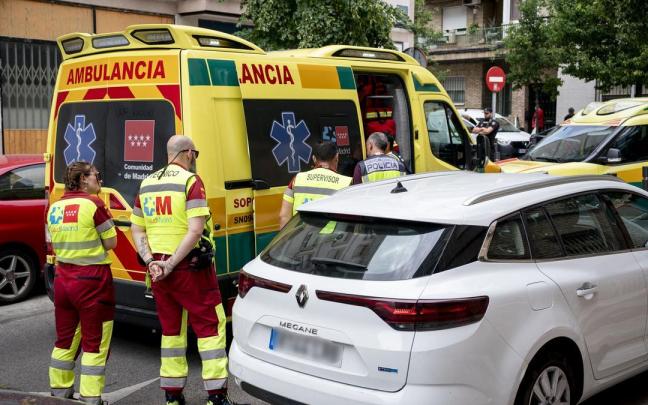 Una ambulancia en una imagen de archivo