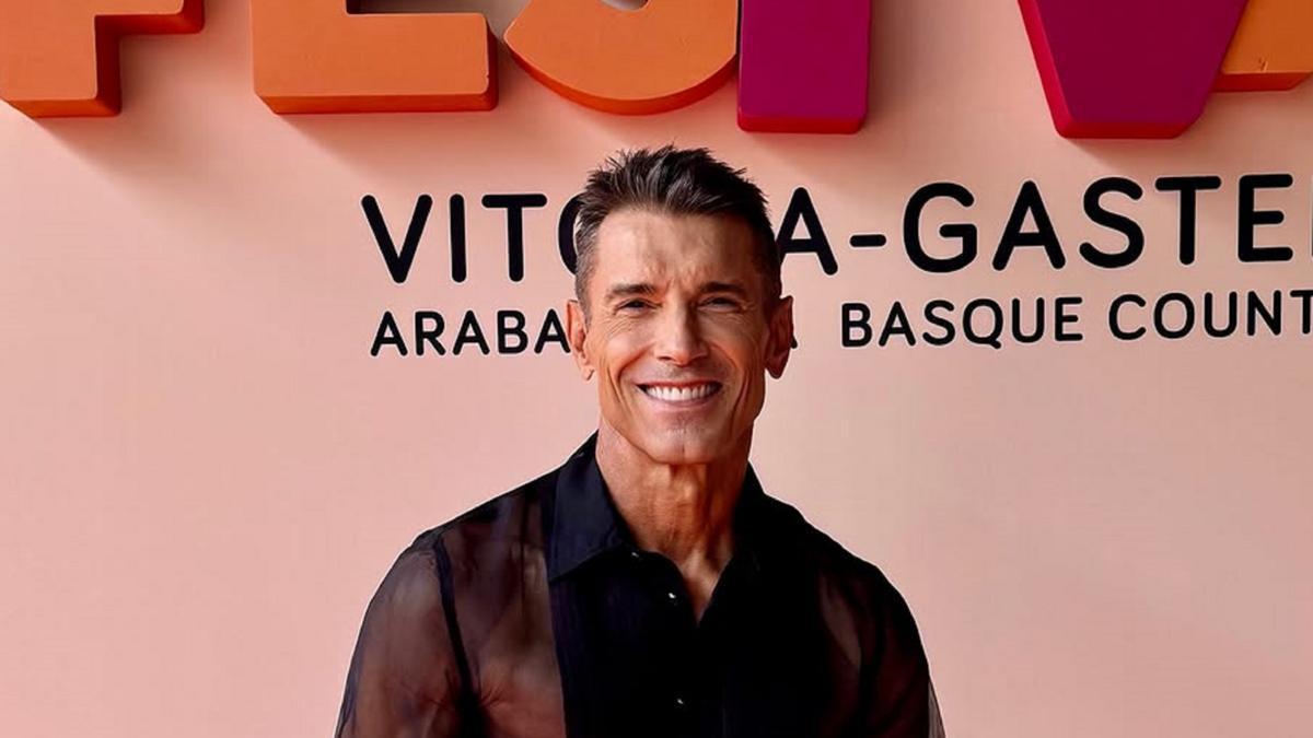 Jesús Vázquez acudió ayer al 'FesTVal' de Vitoria para presentar ‘El Túnel: avanza y gana’, de La1.
