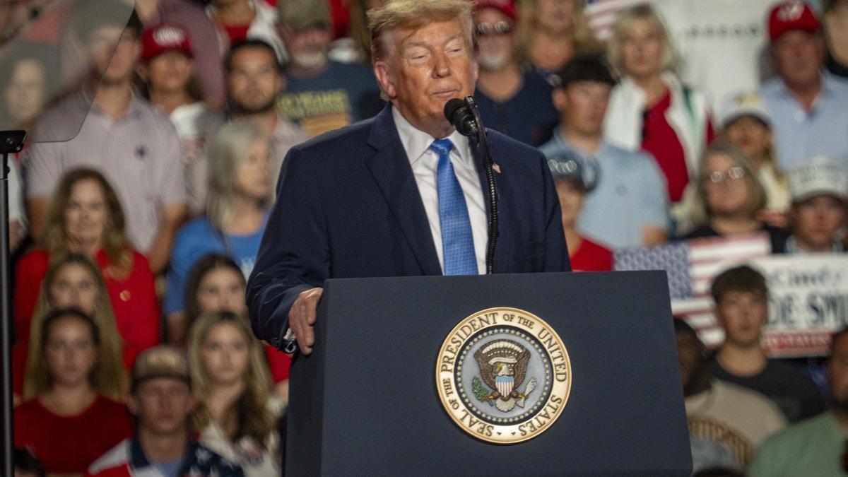 Trump, durante una intervención reciente.