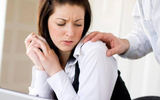 Acoso sexual en el trabajo.