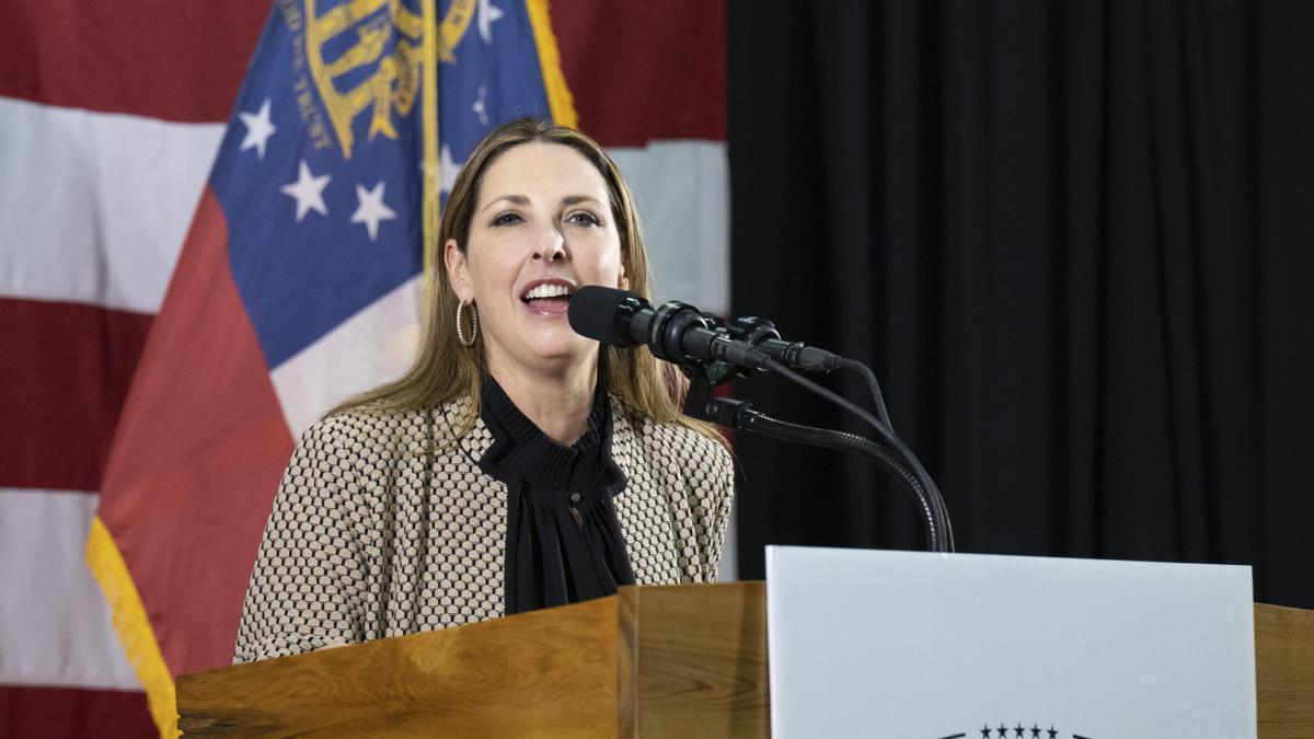 La hasta ahora presidenta del Comité Nacional Republicano, Ronna McDaniel.