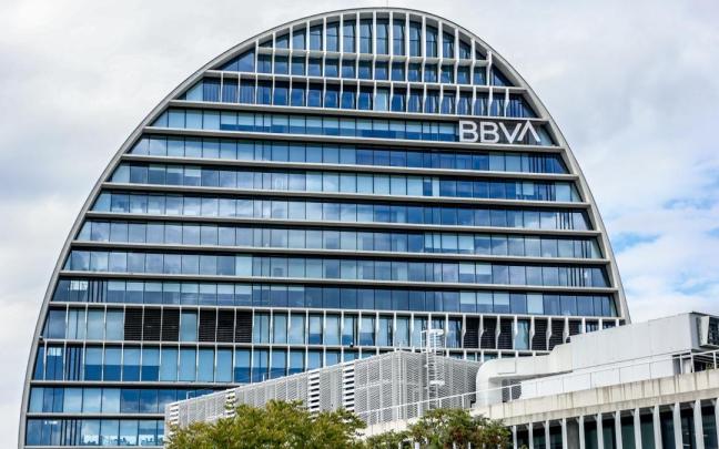 Fachada del edificio ‘La Vela’ en la ciudad del BBVA
