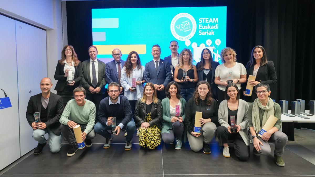 Entrega de los IV Premios STEAM Euskadi.