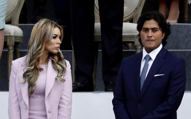 Nicolás Petro junto a su exmujer, Daysuris Vásquez, también detenida. Nicolás Petro junto a su exmujer, Daysuris Vásquez, también detenida.