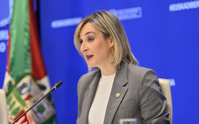 La portavoz del Gobierno Vasco, Maria Ubarretxena