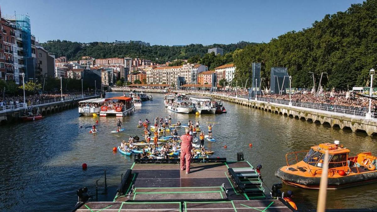 El escenario del BBK Ría el sábado 28 de junio.