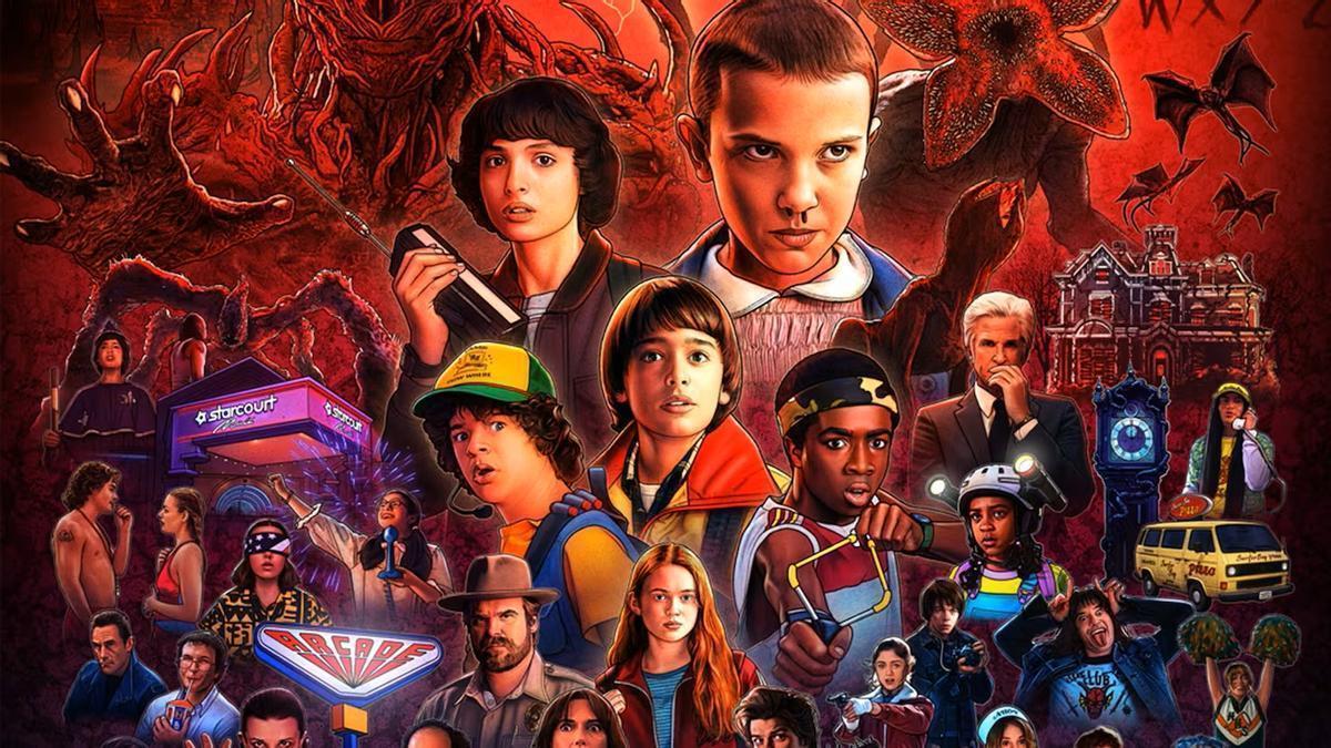 Imagen promocional del 10º aniversario de ‘Stranger things’ .
