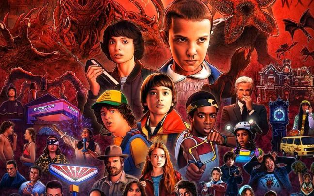 Imagen promocional del 10º aniversario de ‘Stranger things’ .