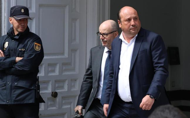 El empresario Claudio Rivas Ruiz Capillas, a su salida del Tribunal Supremo.