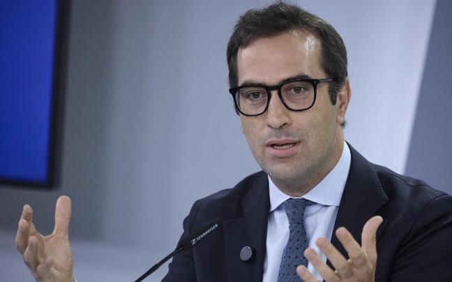 El ministro de Economía, Comercio y Empresa, Carlos Cuerpo, en una foto de archivo.