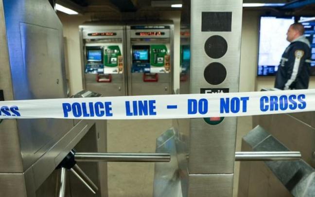 Metro de Nueva York en una foto de archivo