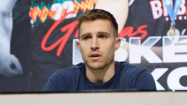 Xavi Rabaseda se ha despedido esta mañana de los tres años que ha dejado a su paso por Bilbao Basket