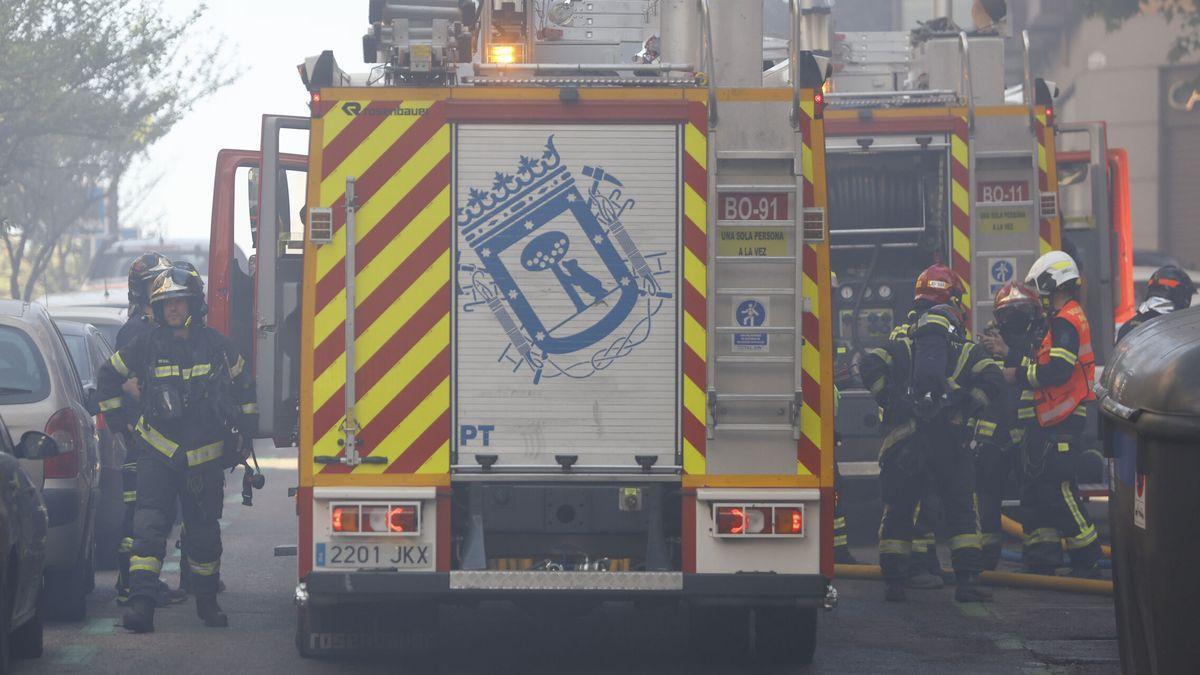 Unidades de los Bomberos de Madrid