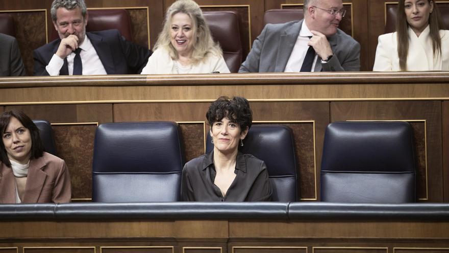 La ministra de Inclusión, Elma Saiz, en el Congreso
