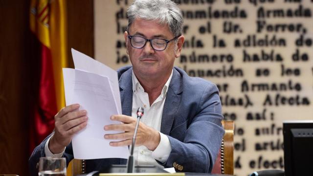 Joseba Antxon Alonso Egurrola, durante una comparecencia en la Comisión de Investigación sobre el ‘caso Koldo’, en el Senado, a 22 de julio de 2025.