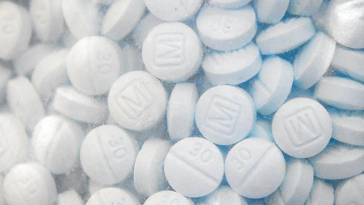 Pastillas de fentanilo incautadas durante una operación en un puerto de San Diego (EE.UU.).