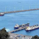 Vista general del Puerto de Bilbao.