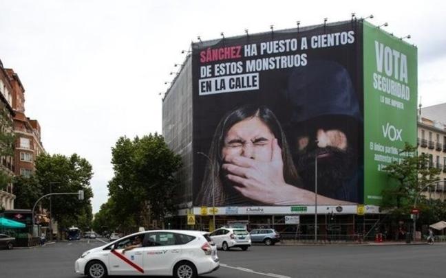 La nueva lona de Vox.